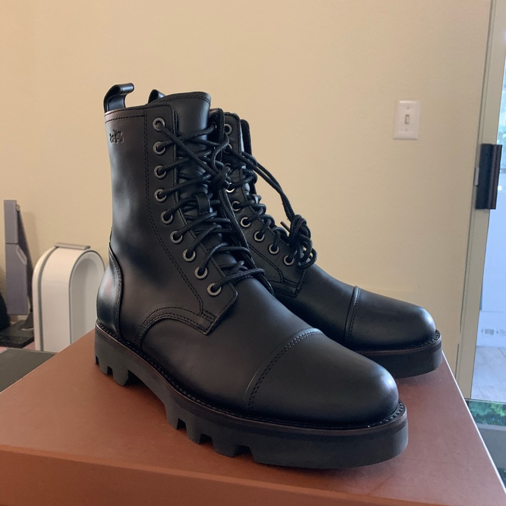 Coach Combat Boots